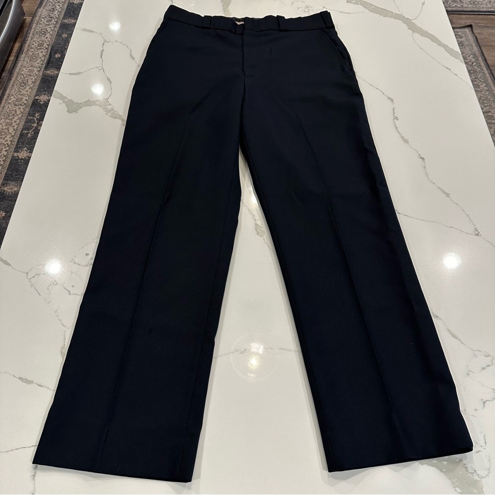 Flying Cross Men’s Navy Blue Uniform Workwear Pants Made U.S.A. Size 36 x 31 Reg